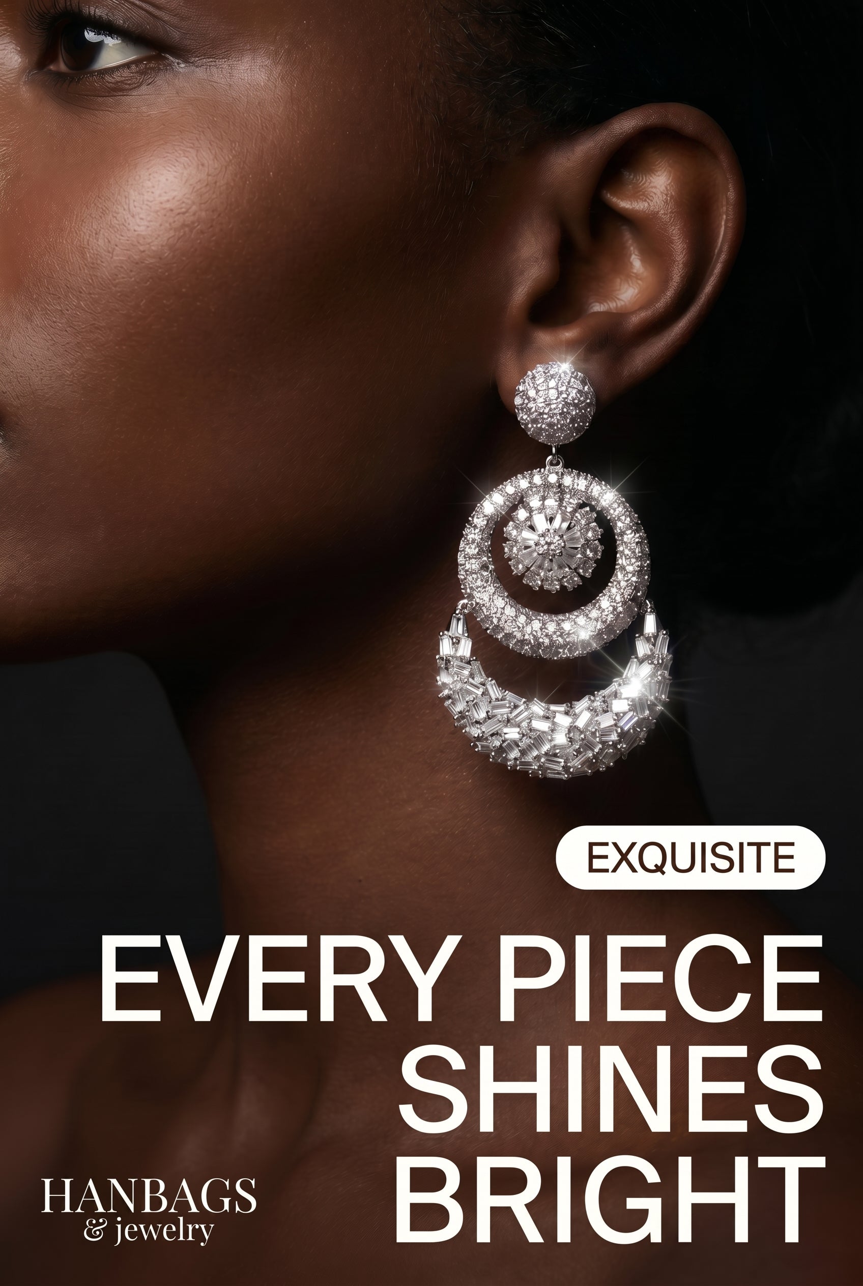 New CZ Drop Earrings